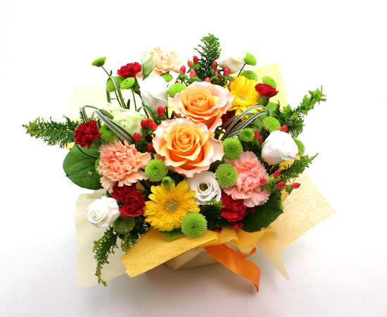 新築祝い 花 6 300円 花の贈り物はフラワーズ ドゥ 花キューピット加盟店